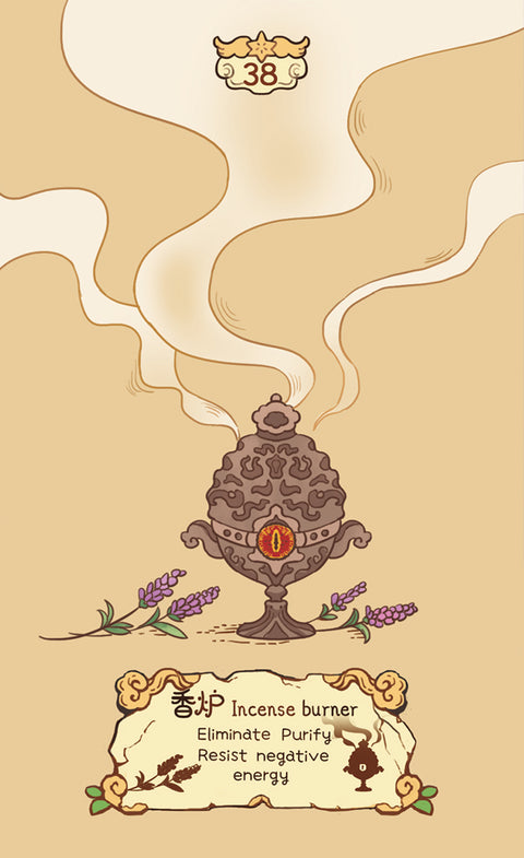 Cloud Rune Legend Lenormand – Incense Burner