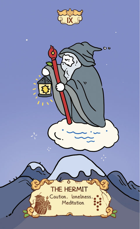 Cloud Rune Legend Tarot – The Hermit