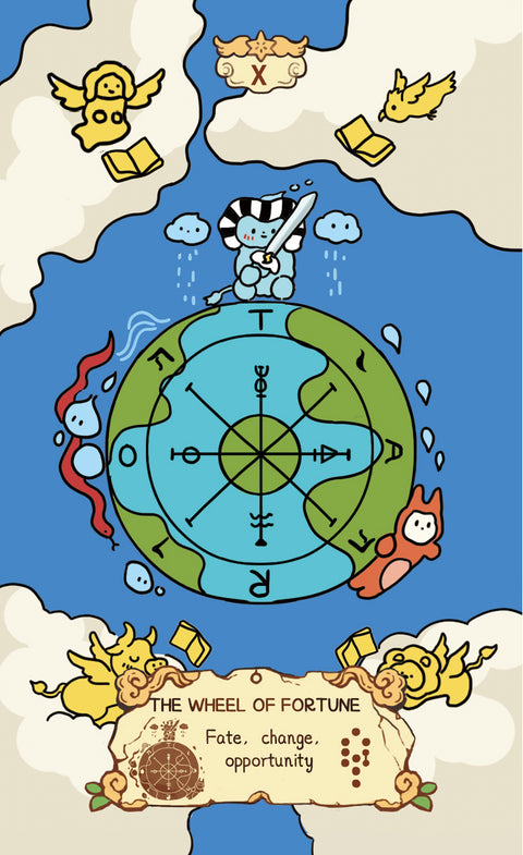 Cloud Rune Legend Tarot – The Wheel of Fortune