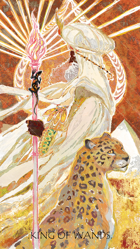 The Whisper of Stars and Garden Tarot – King of Wands