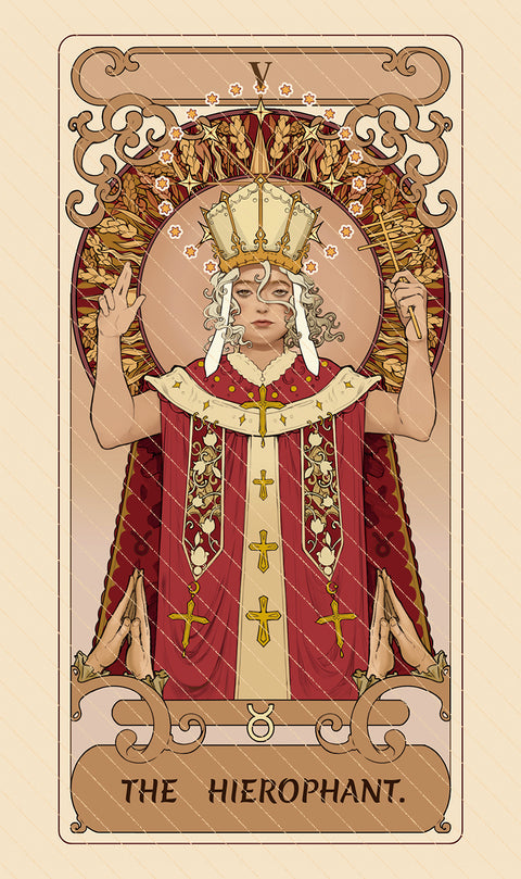 Dawn of Dreams Tarot – The Hierophant