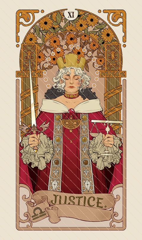 Dawn of Dreams Tarot – Justice