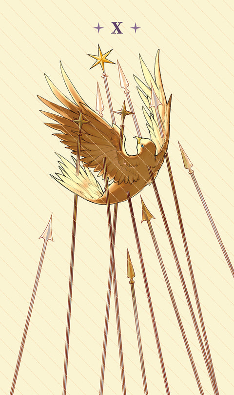 Dawn of Dreams Tarot – Ten of Swords