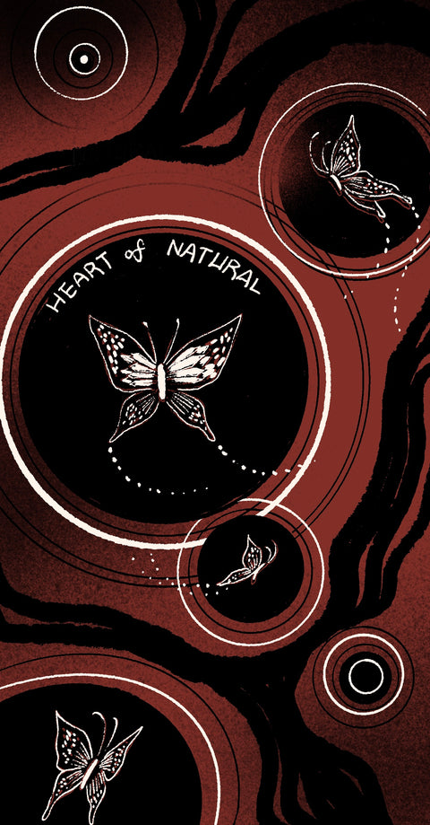 Dirty Red Tarot – Heart Cards-Heart of Natural