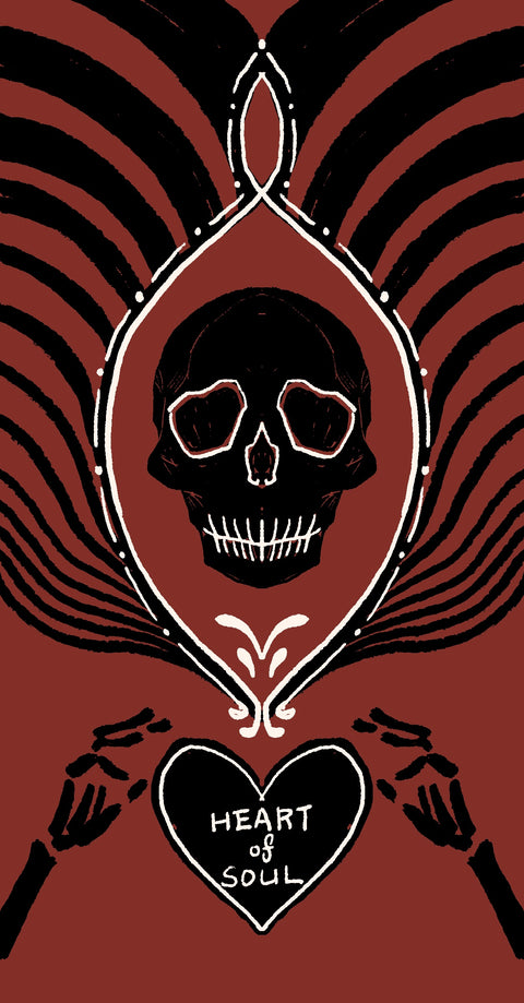 Dirty Red Tarot – Heart Cards-Heart of Soul