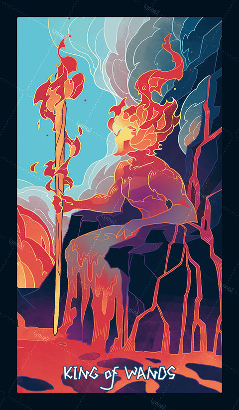 Elemental Strength Tarot – King of Wands