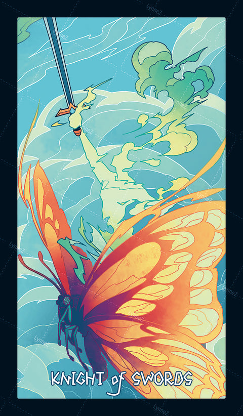 Elemental Strength Tarot – Knight of Swords
