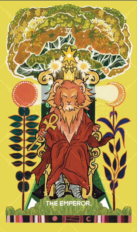 Exotic Flora Tarot – The Emperor