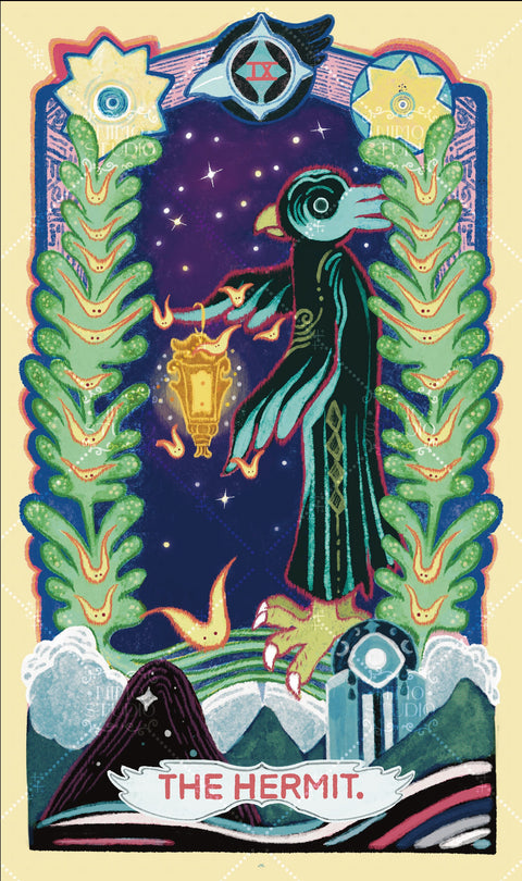 Exotic Flora Tarot – The Hermit