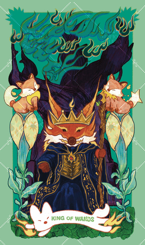 Exotic Flora Tarot – King of Wands
