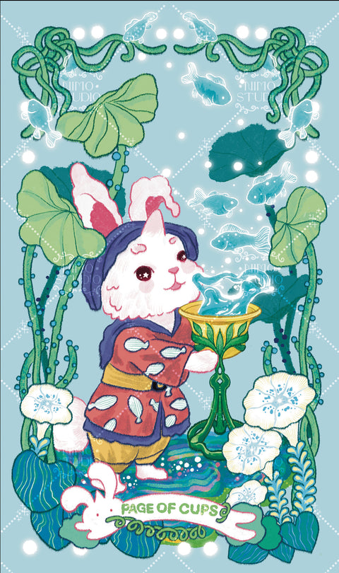 Exotic Flora Tarot – Page of Cups