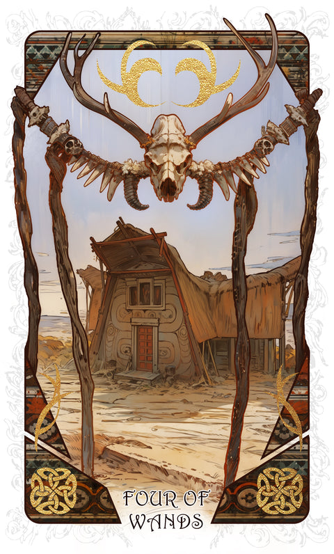 The Forest Knows Tarot – Four of Wands