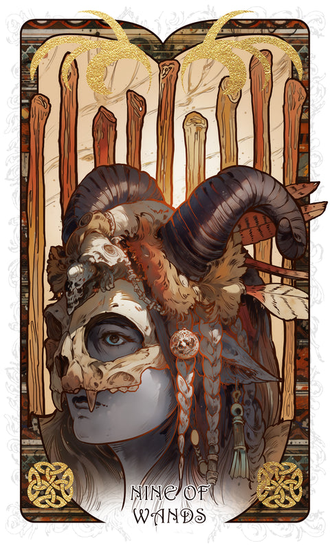The Forest Knows Tarot – Nine of Wands