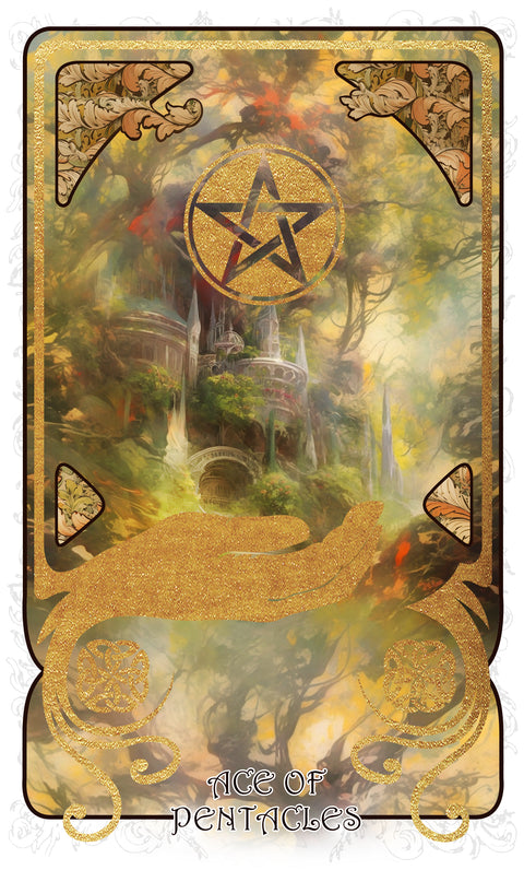 The Forest Knows Tarot – Ace of Pentacles