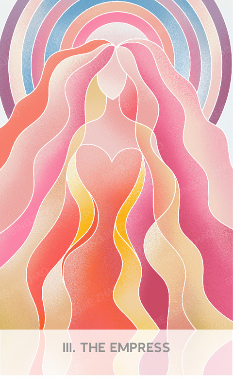 Geometric Dreamland Tarot – The Empress