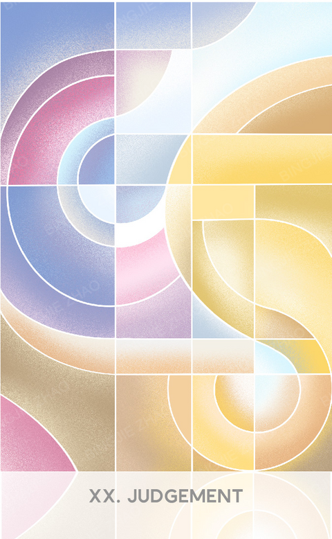 Geometric Dreamland Tarot – Judgement