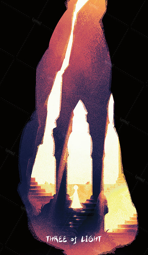 Glimmer Walker Tarot – Three of Light