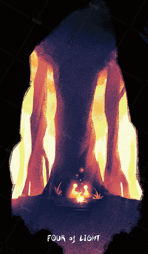 Glimmer Walker Tarot – Four of Light