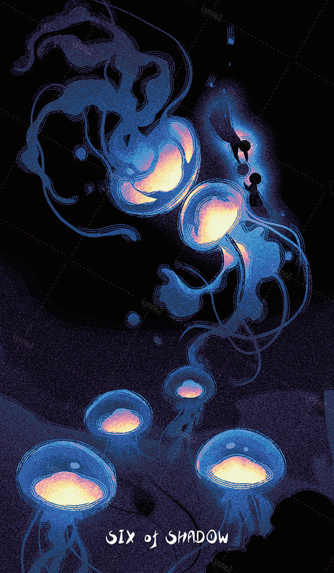 Glimmer Walker Tarot – Six of Shadow