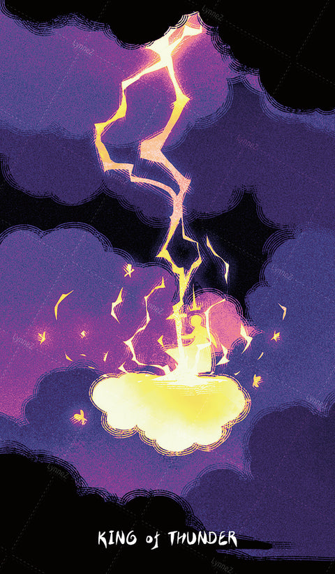 Glimmer Walker Tarot – King of Thunder