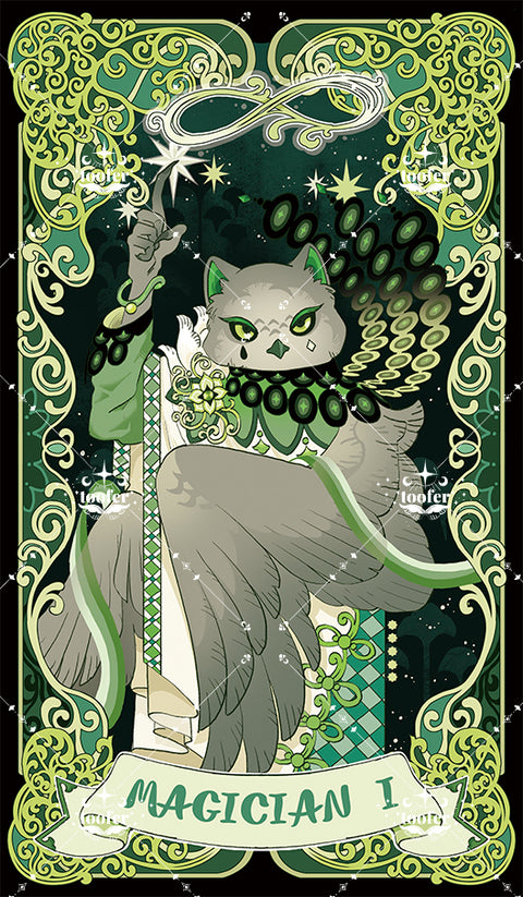 Green Trace Tarot – The Magician