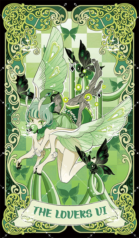 Green Trace Tarot – The Lovers