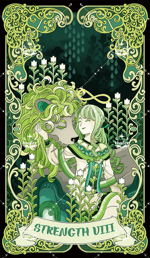 Green Trace Tarot – Strength