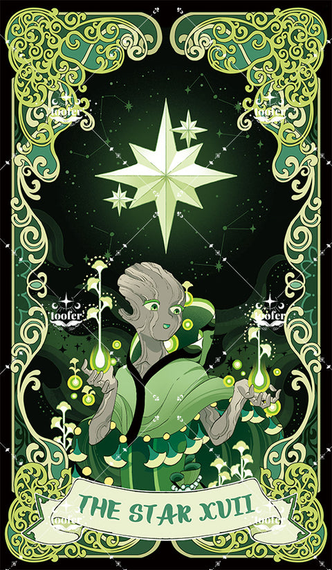 Green Trace Tarot – The Star