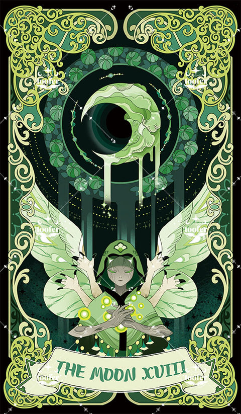 Green Trace Tarot – The Moon