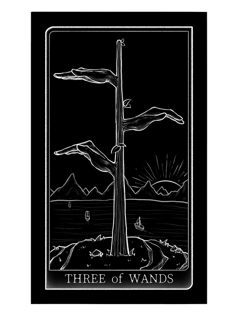 Tarot of Hand – Three of Wands