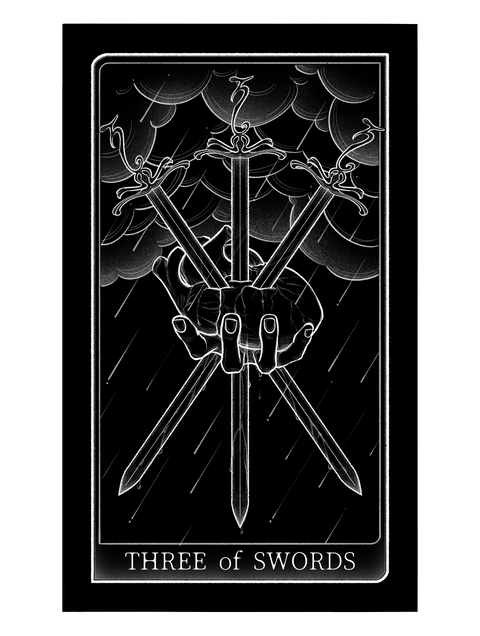 Tarot of Hand – Three of Swords