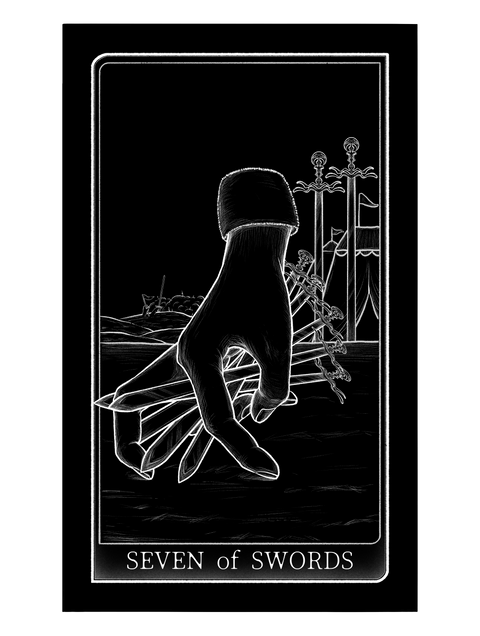 Tarot of Hand – Seven of Swords