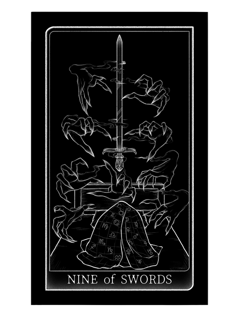 Tarot of Hand – Nine of Swords
