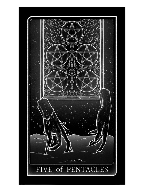 Tarot of Hand – Five of Pentacles
