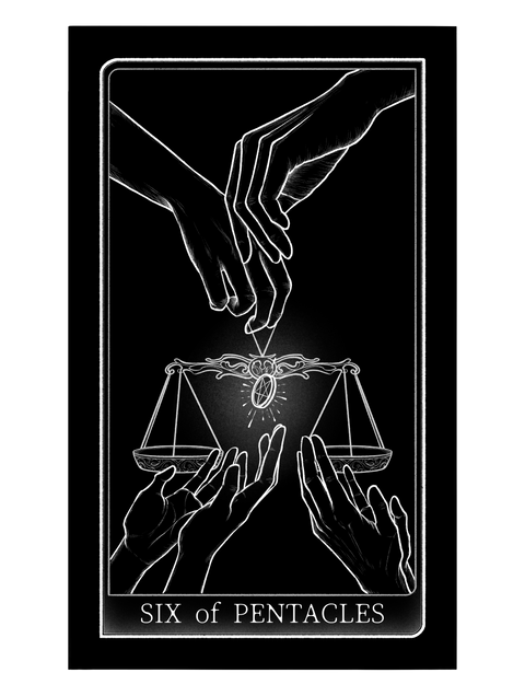 Tarot of Hand – Six of Pentacles