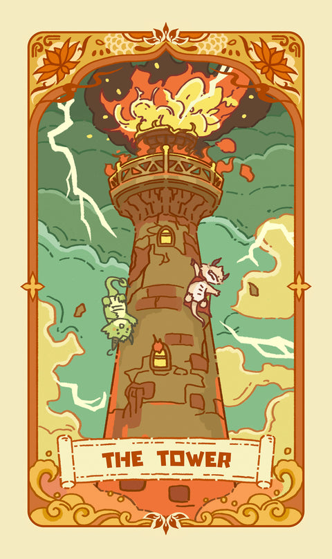 Loong's Dream Tarot – The Tower