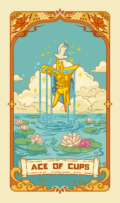 Loong's Dream Tarot – Ace of Cups