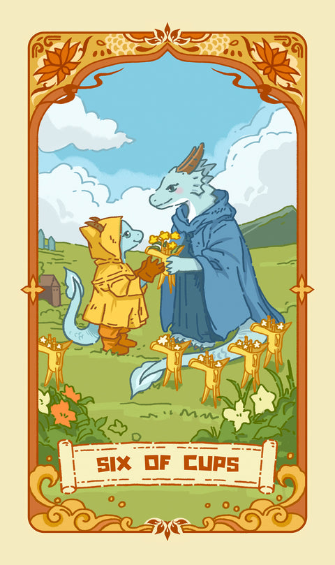 Loong's Dream Tarot – Six of Cups