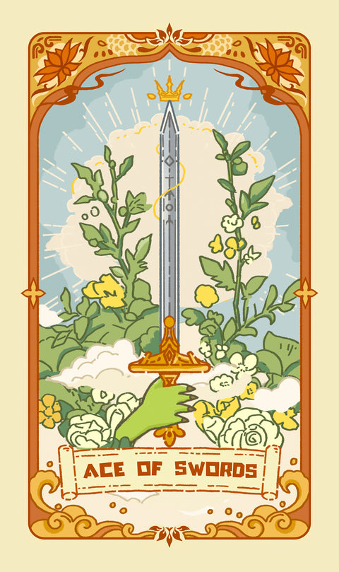 Loong's Dream Tarot – Ace of Swords