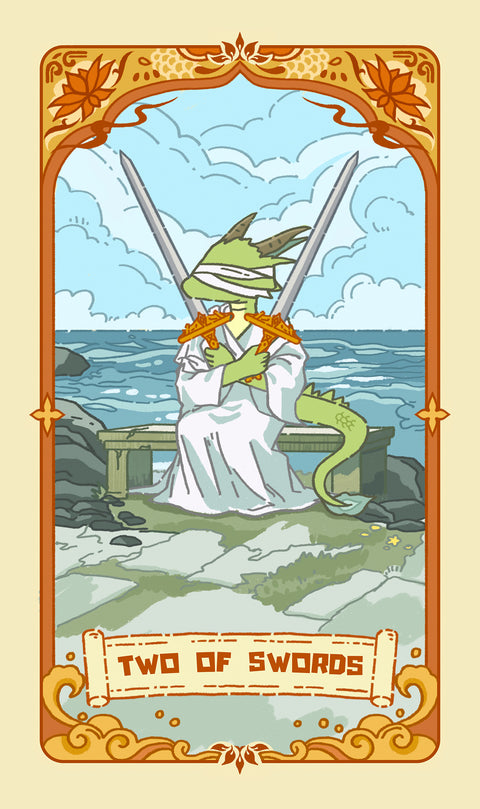 Loong's Dream Tarot – Two of Swords