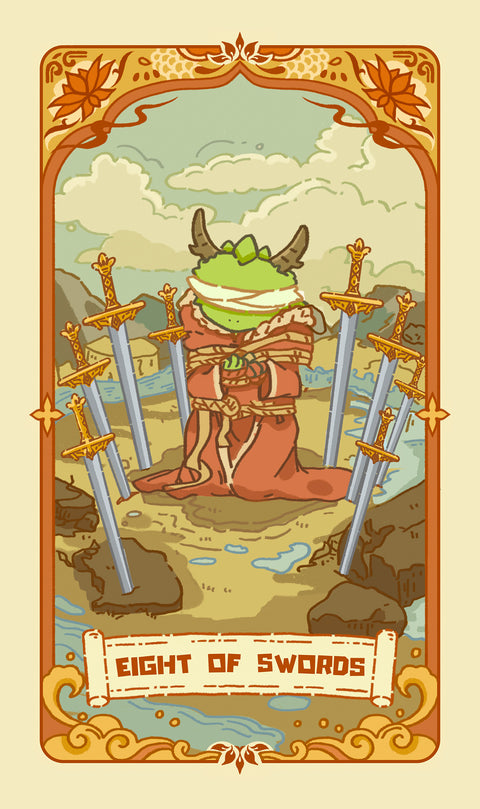 Loong's Dream Tarot – Eight of Swords