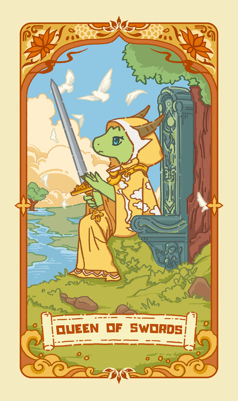 Loong's Dream Tarot – Queen of Swords
