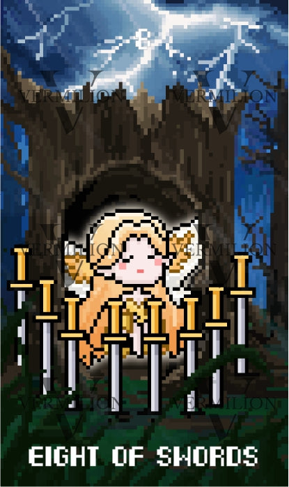 Lost Fairy Tarot – Eight of Swords