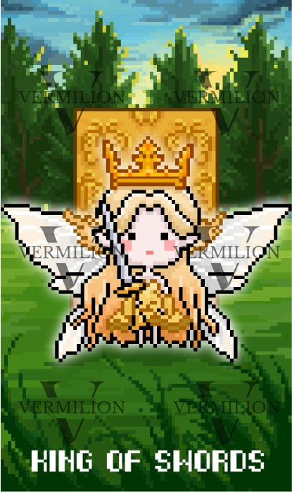 Lost Fairy Tarot – King of Swords