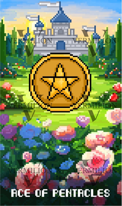 Lost Fairy Tarot – Ace of Pentacles