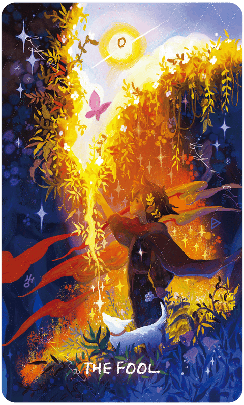 Lux & 78 Nocturnal Veils Tarot – The Fool