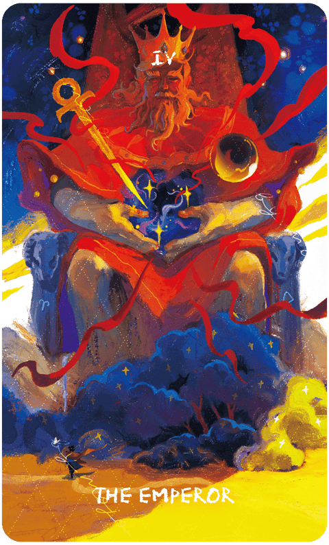 Lux & 78 Nocturnal Veils Tarot – The Emperor
