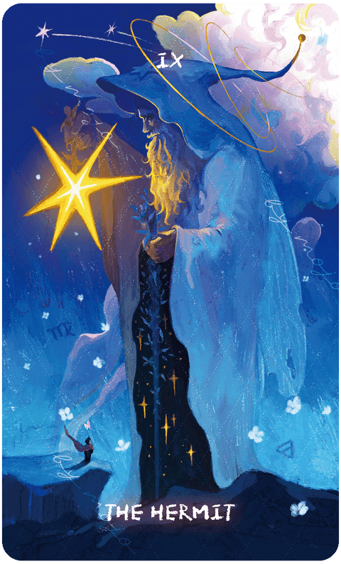 Lux & 78 Nocturnal Veils Tarot – The Hermit