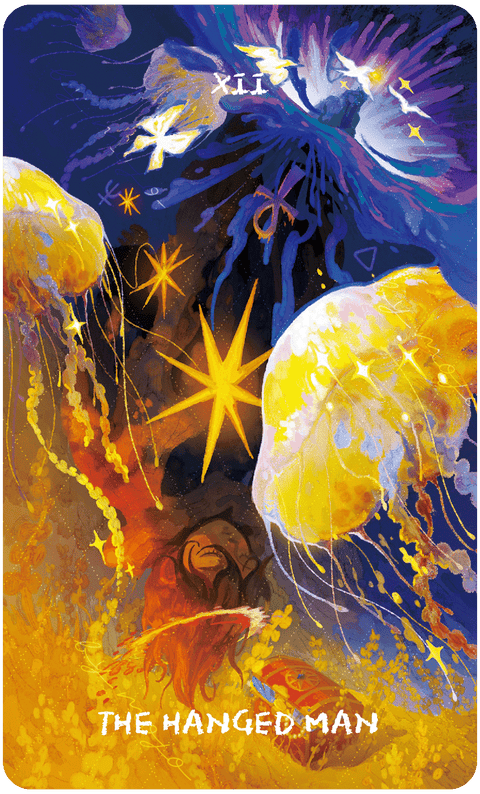 Lux & 78 Nocturnal Veils Tarot – The Hanged Man