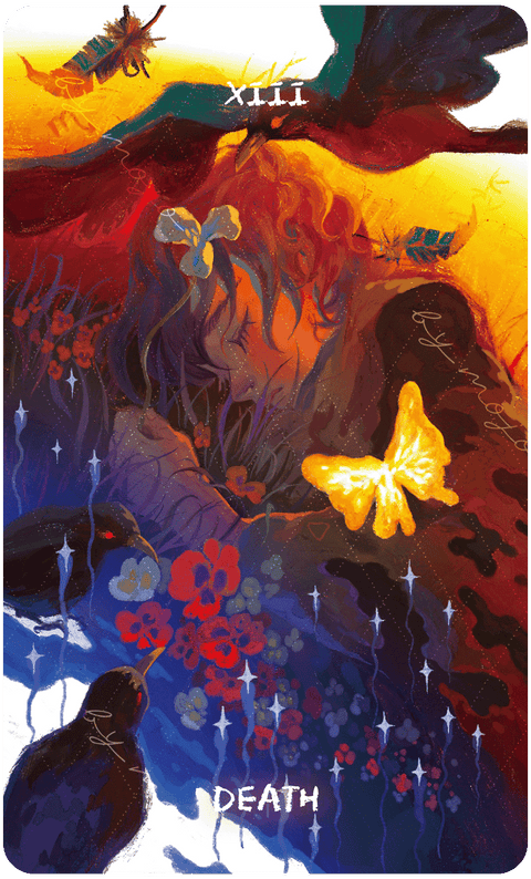 Lux & 78 Nocturnal Veils Tarot – Death
